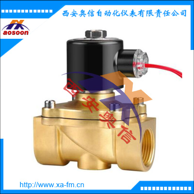 黄铜电磁阀2W250-25 西安电磁阀2W160